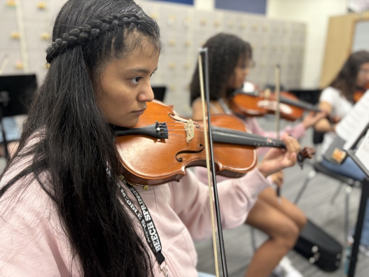 Orchestra student
