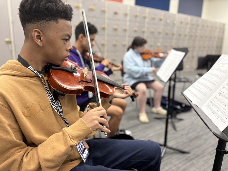 Orchestra student