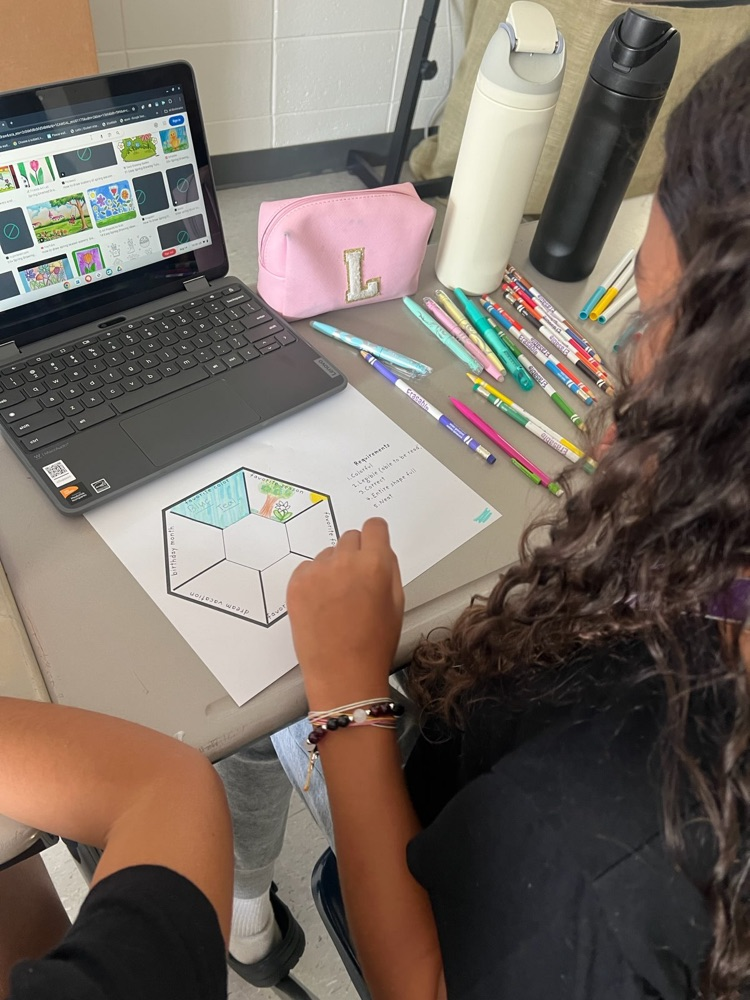 student working