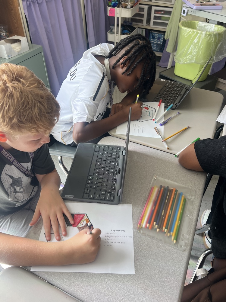 student working