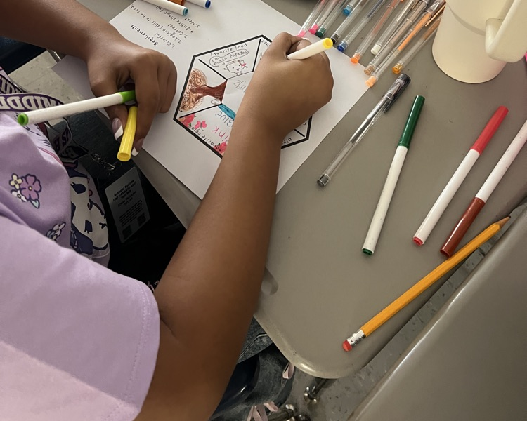 student working