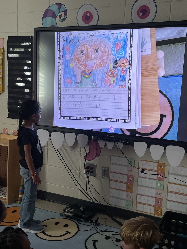 Student's share their writing about their first day feelings!