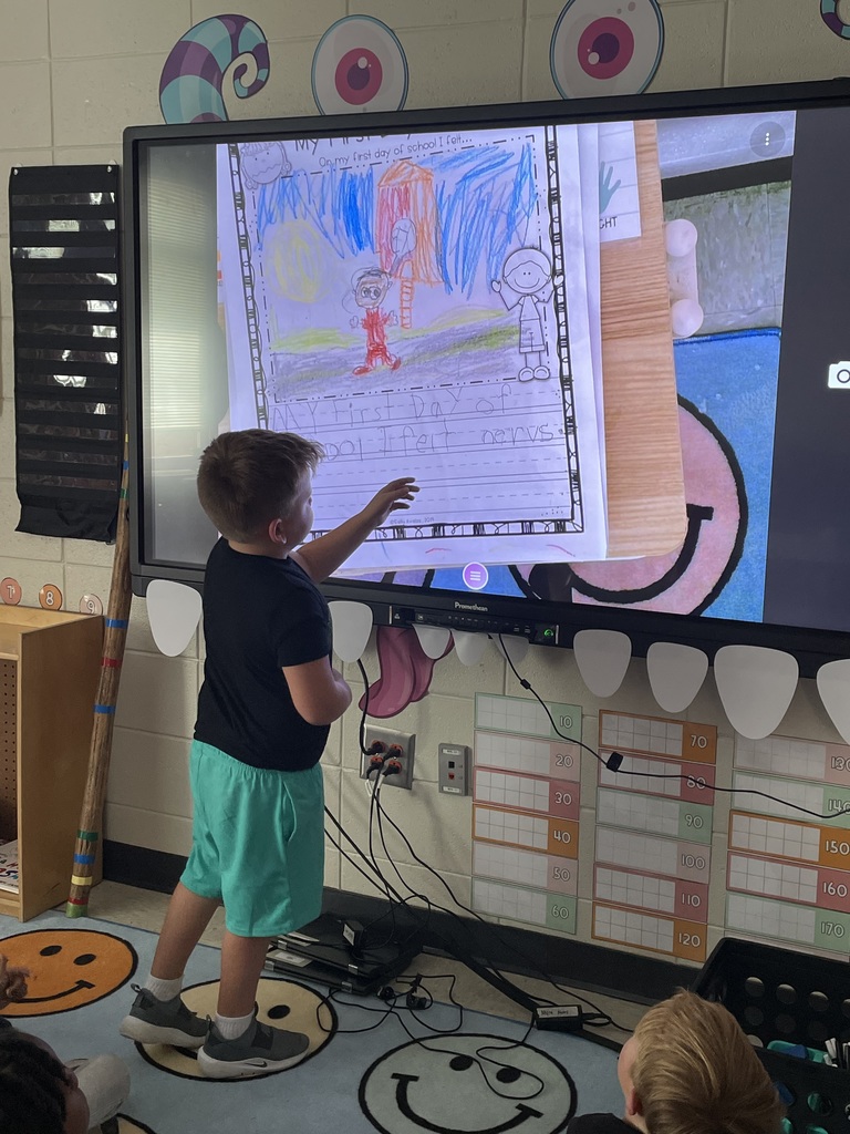 Student's share their writing about their first day feelings!
