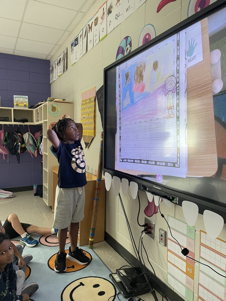 Student's share their writing about their first day feelings!