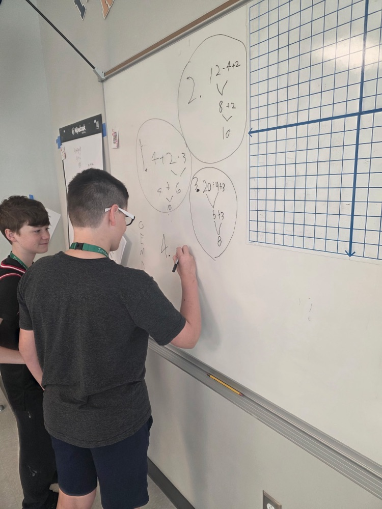 kids completing math problems