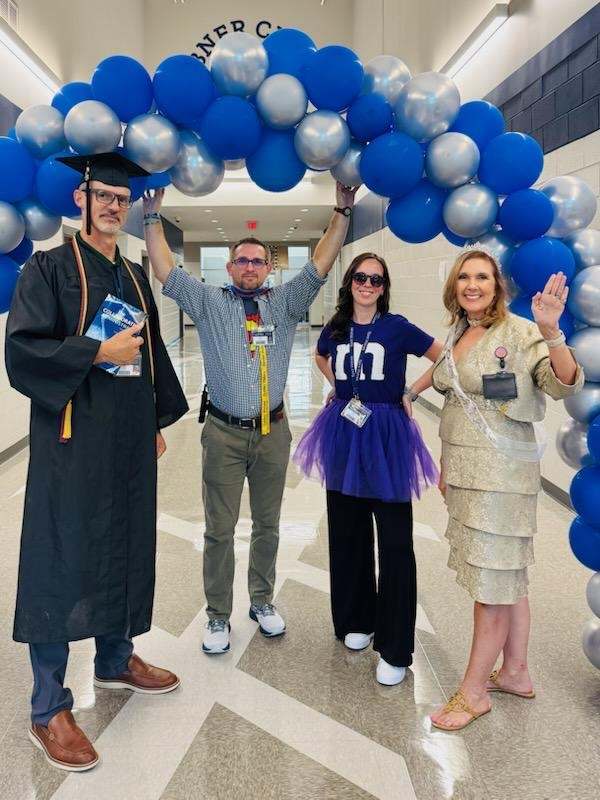 admin dressed up