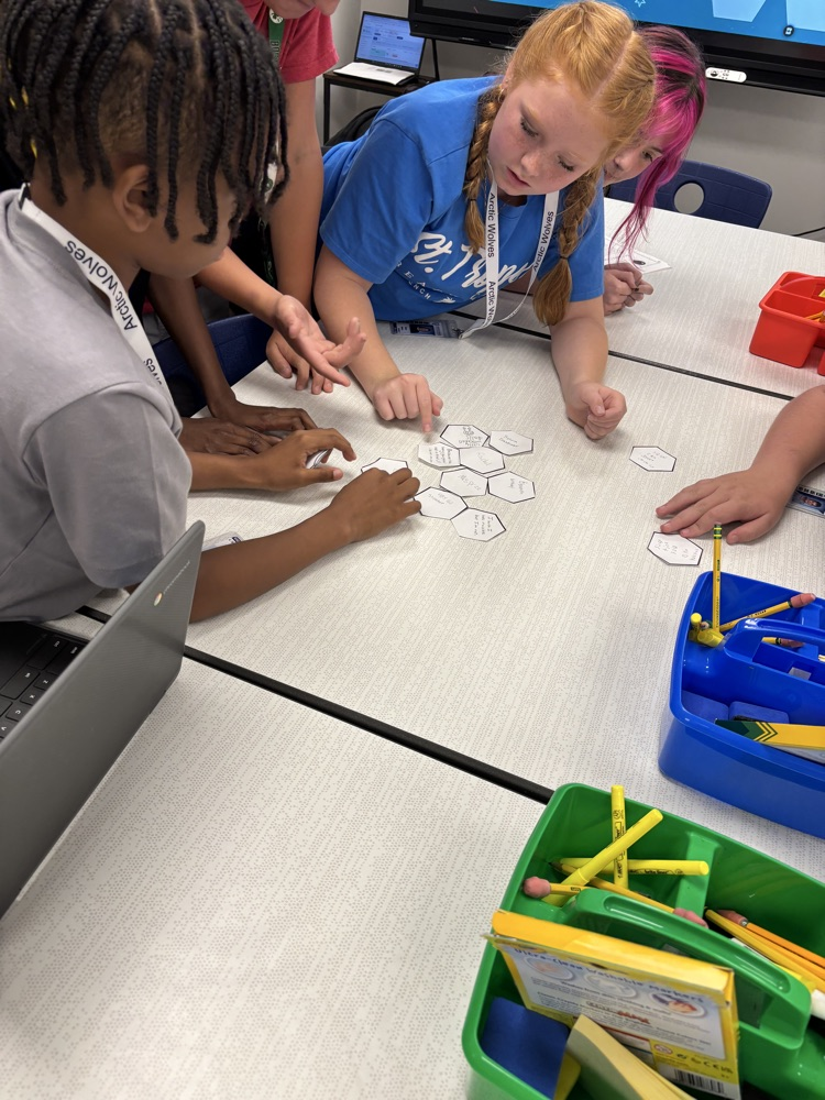 students working together