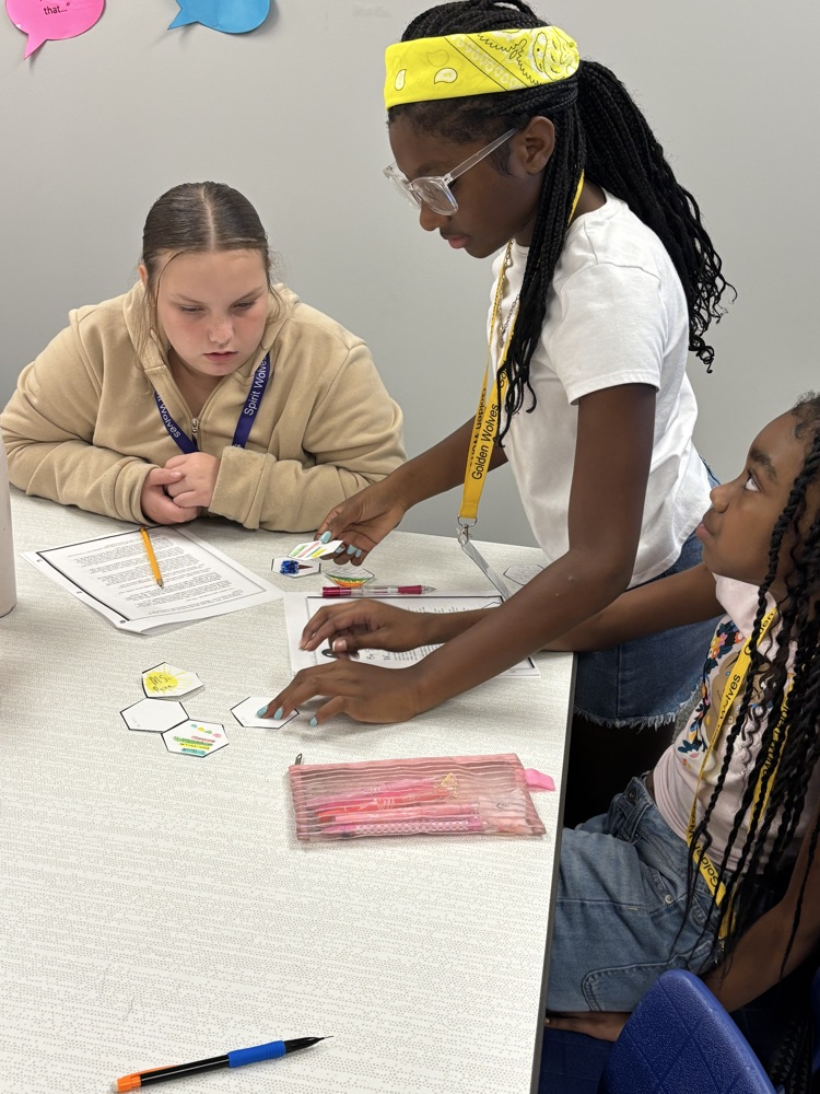 students working together