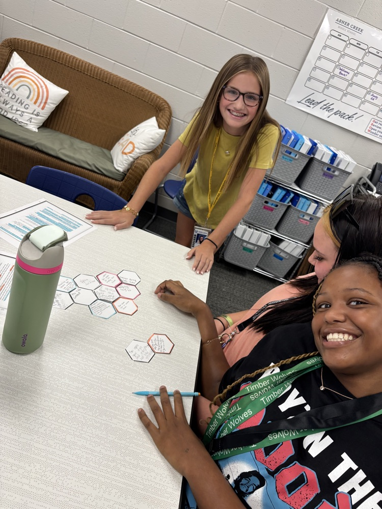 students working together