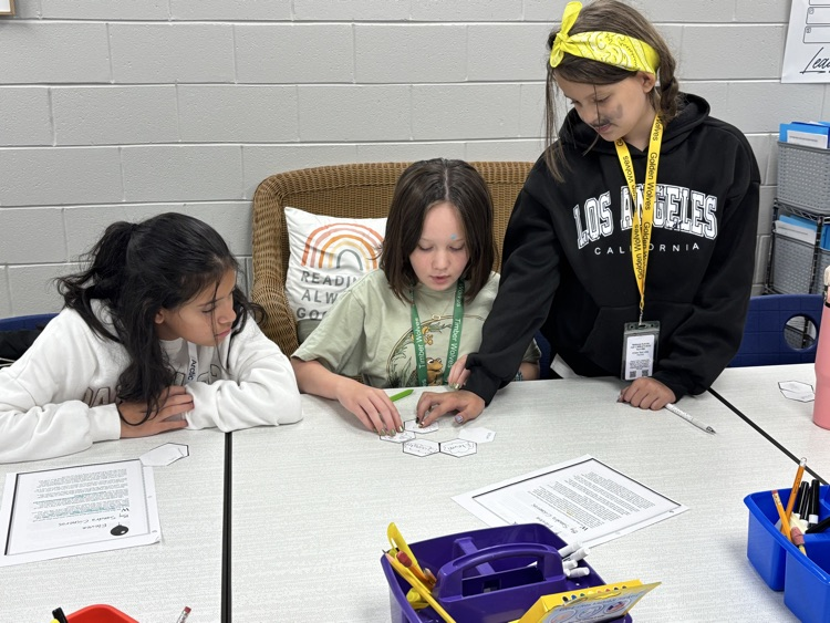 students working together