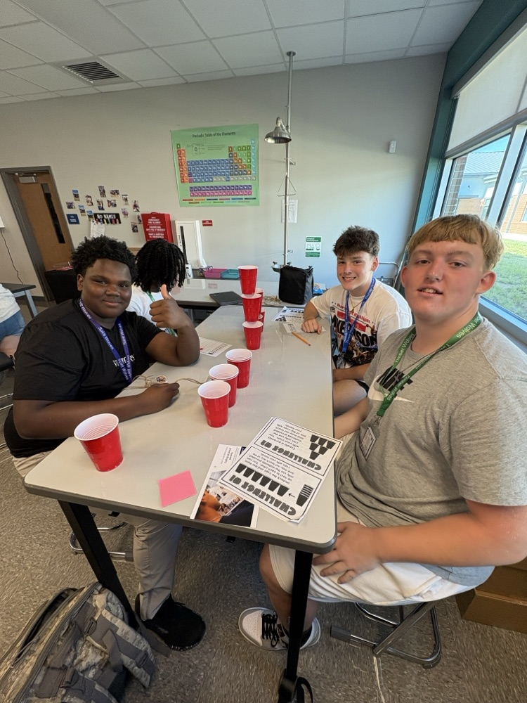 kids stacking cups