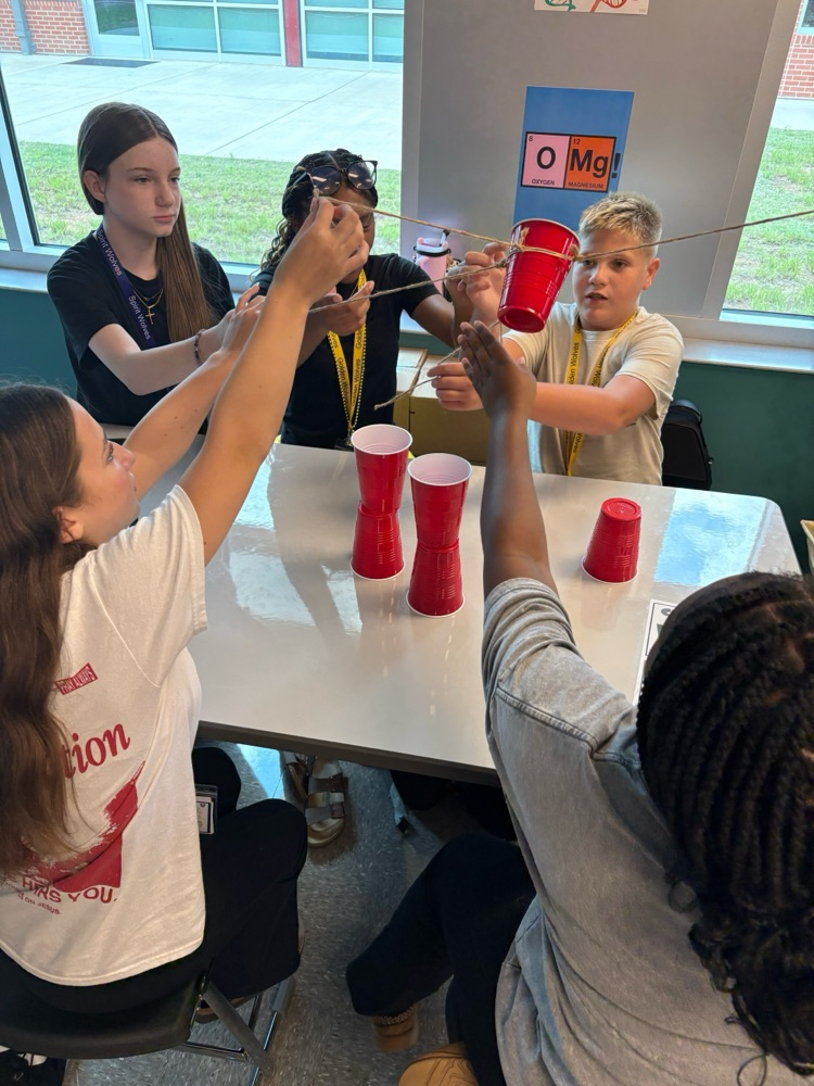 kids stacking cups
