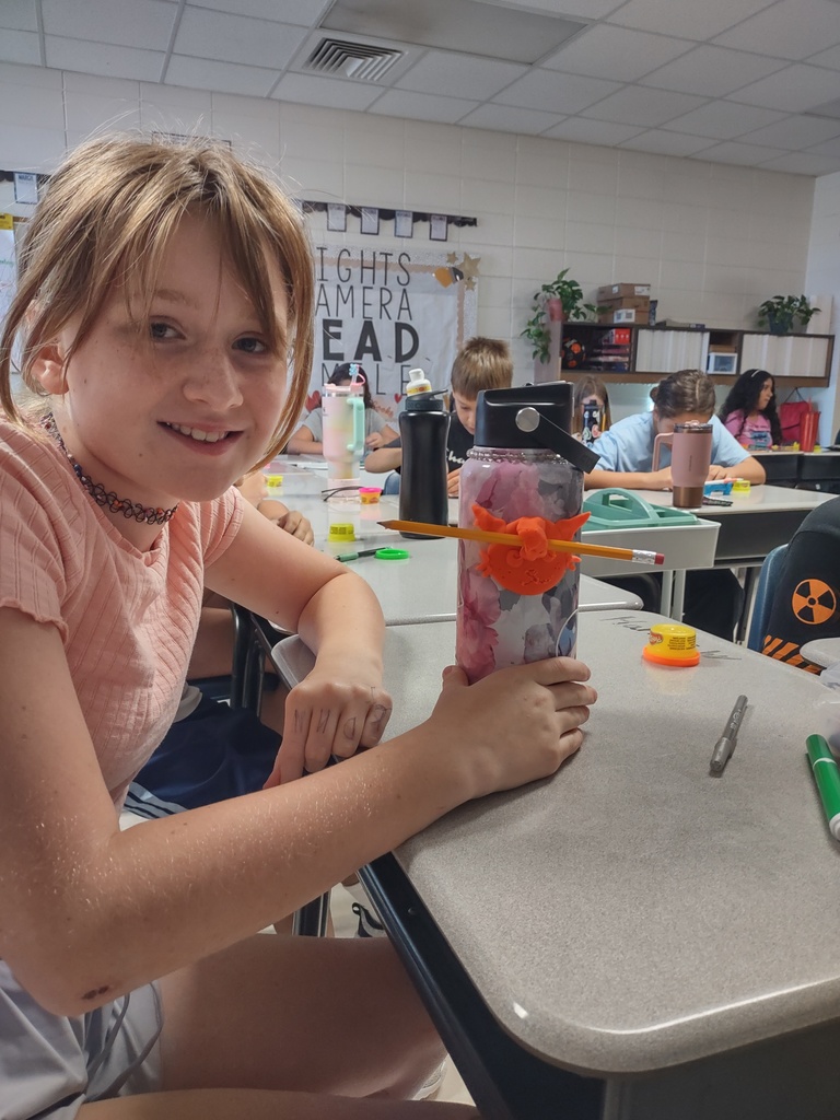 The 5th grade creative process!