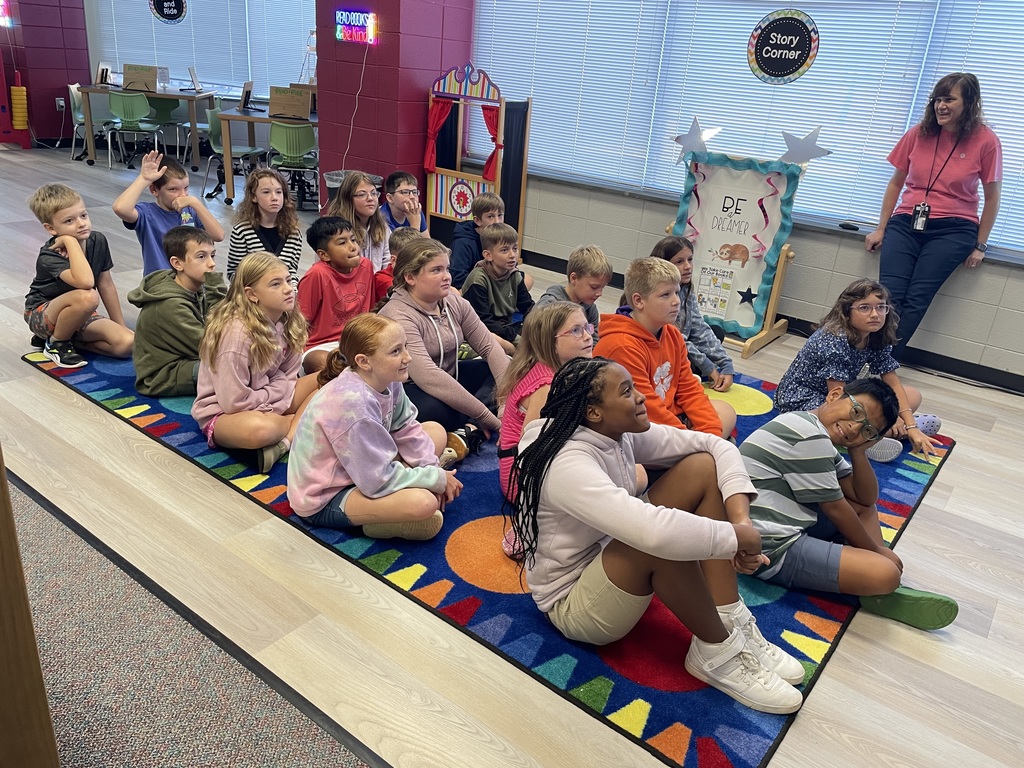 Cobb's class in the library