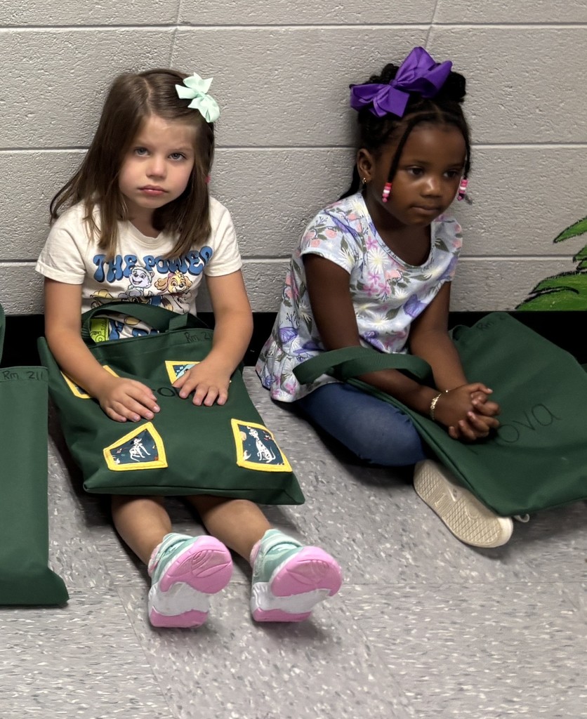K5 heading straight down the hallway to their classrooms.