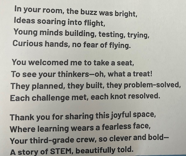 STEM design process- 3rd grade Ward