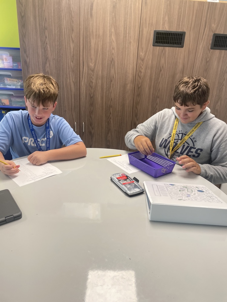 kids playing math game