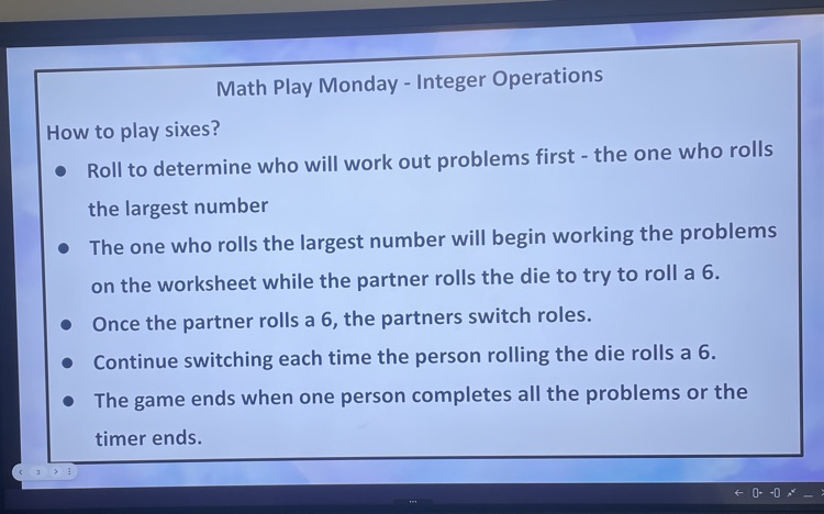 kids playing math game