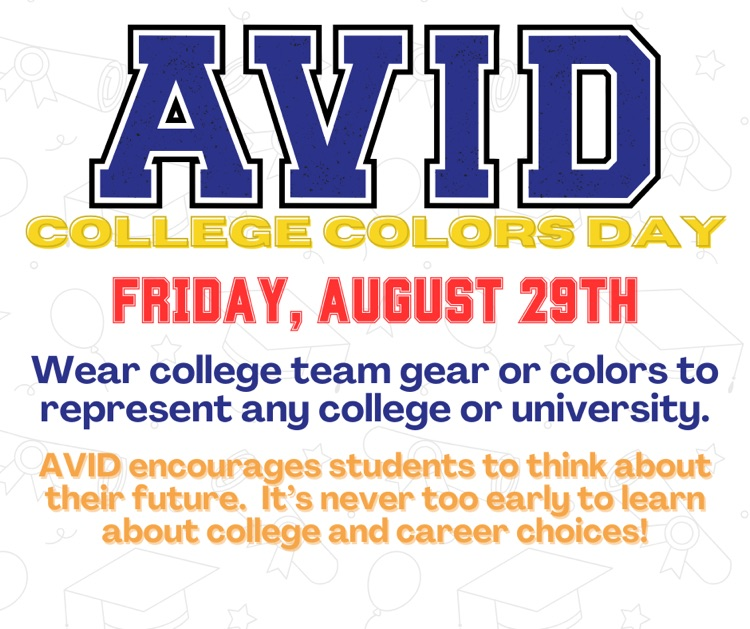 AVID College Colors Day 2025