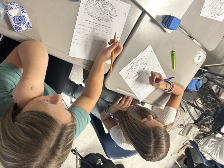 students working