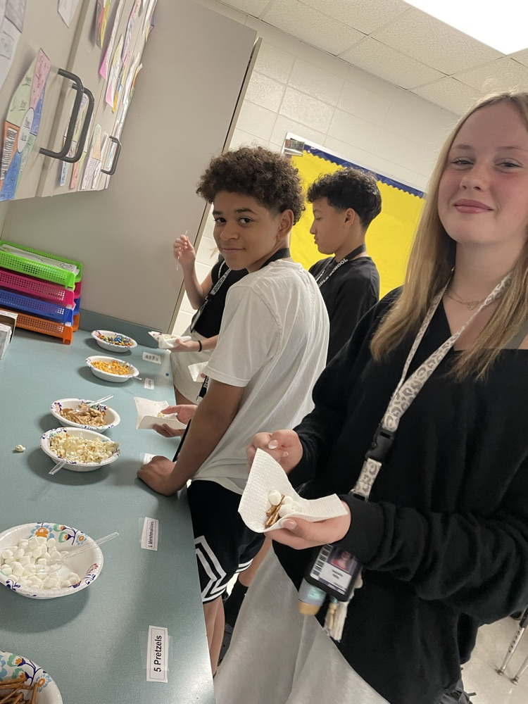students working