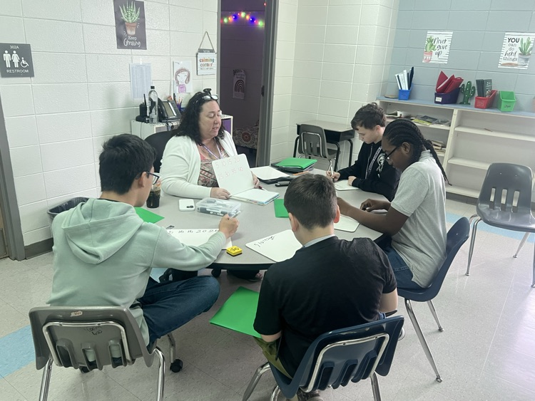 students working