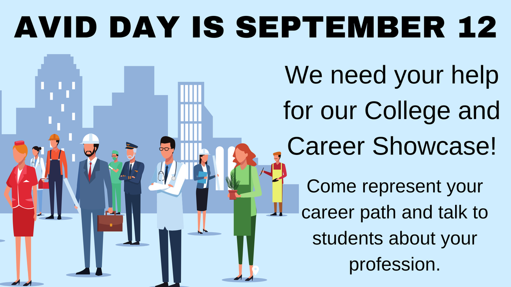 AVID day 2025 speakers needed