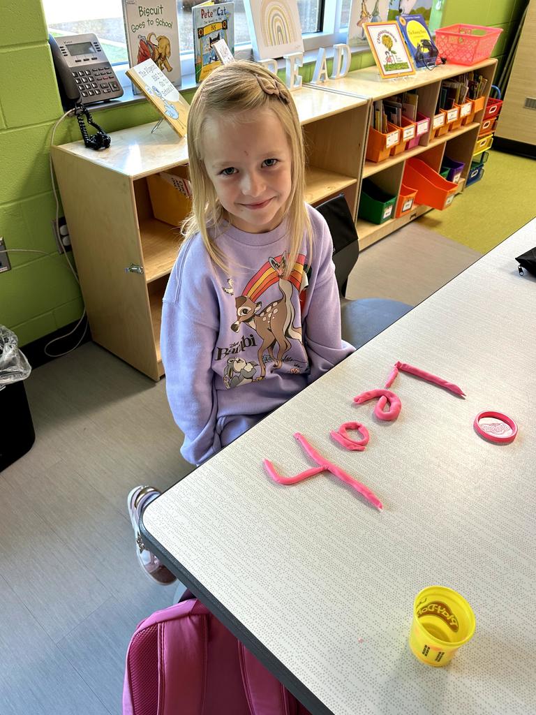 Wells first grade playdoh names