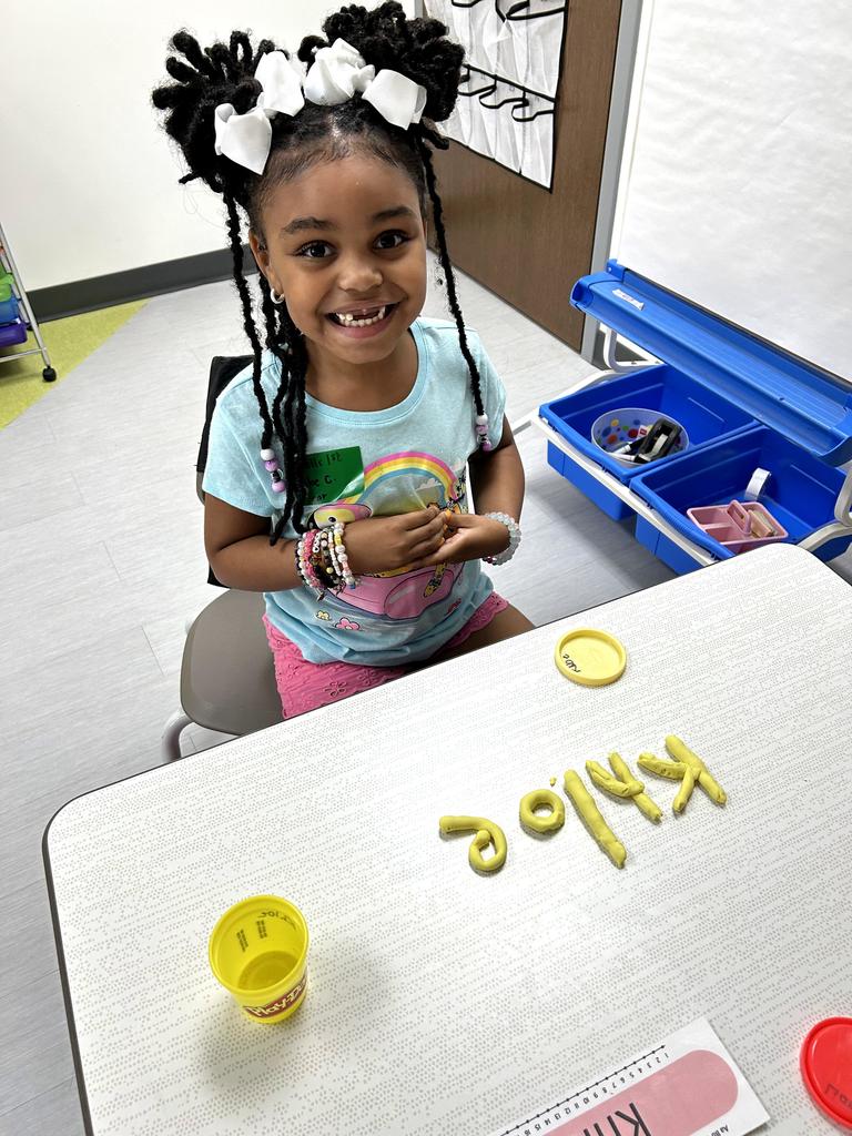 Wells first grade playdoh names