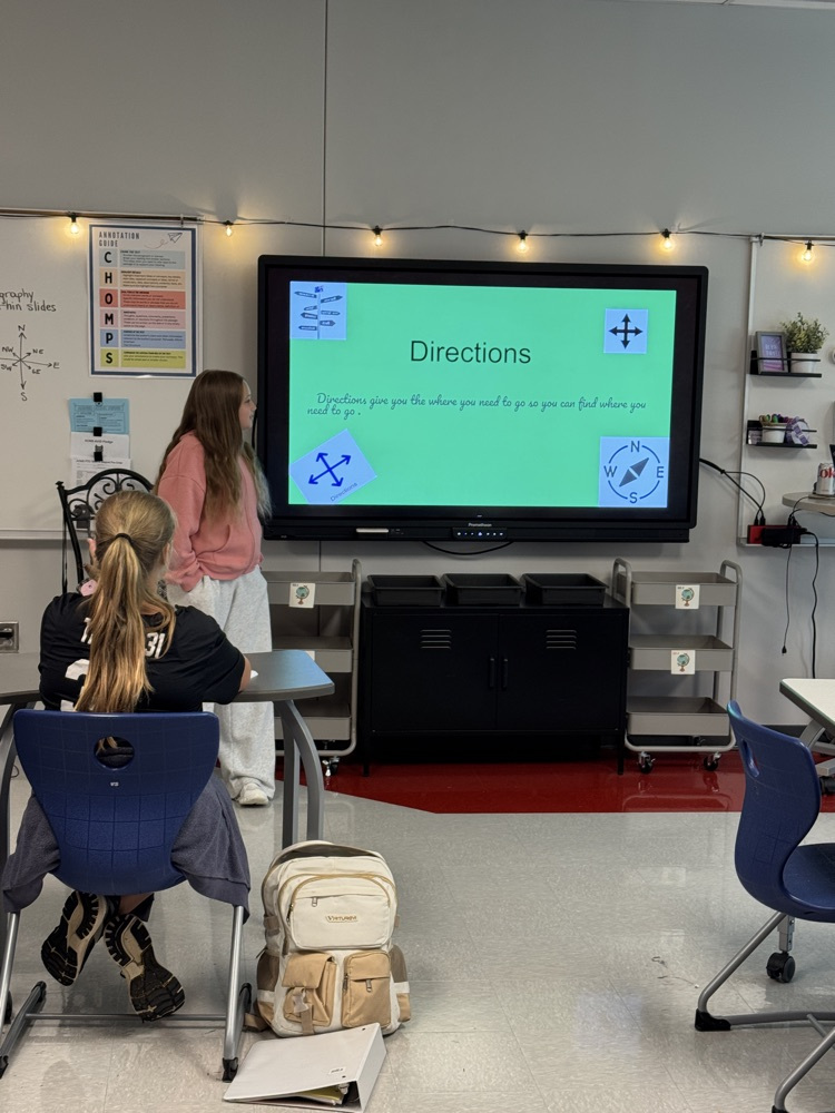 kids presenting to the class
