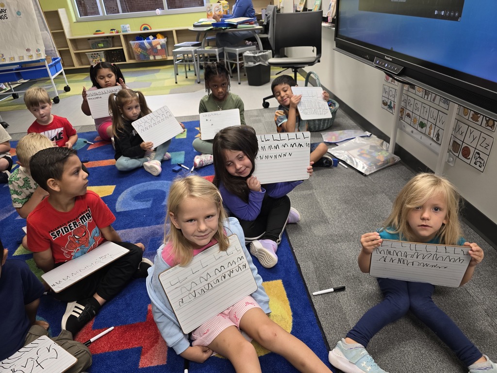 burns' kindergarten writing letters