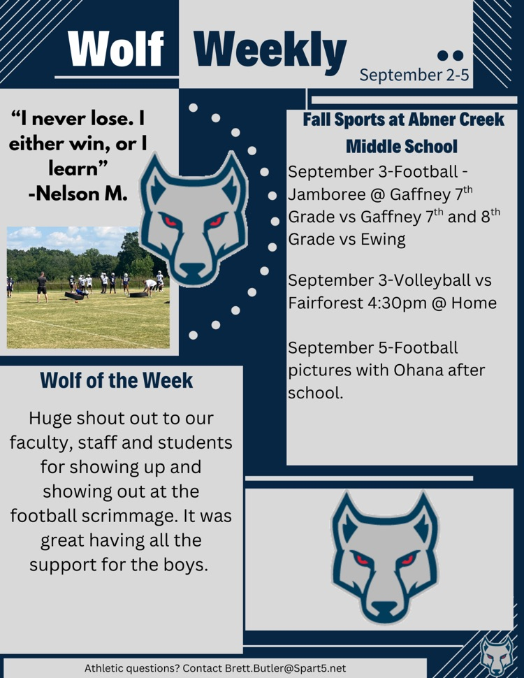 athletic newsletter