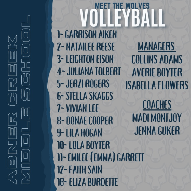 volleyball roster