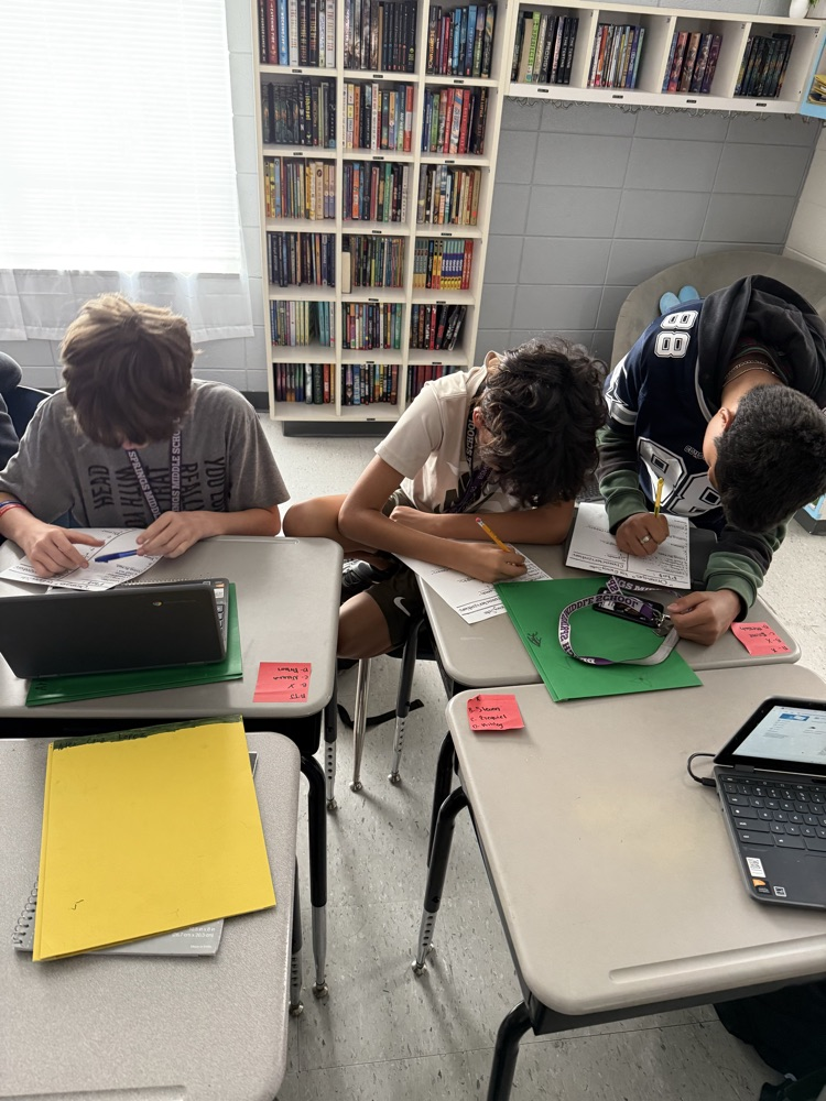 students working