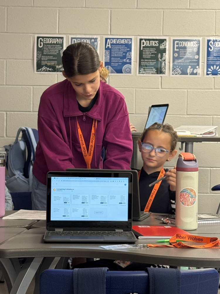 students working together