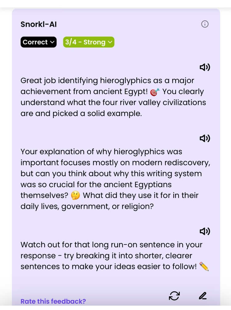 AI feedback
