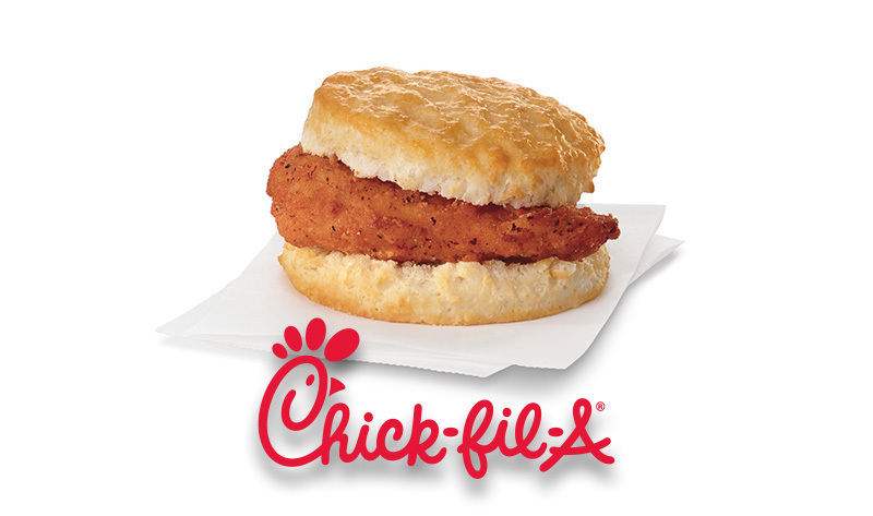 Chick-fil-a biscuit pictured