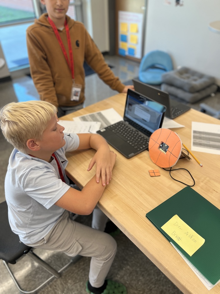 students in PLTW class