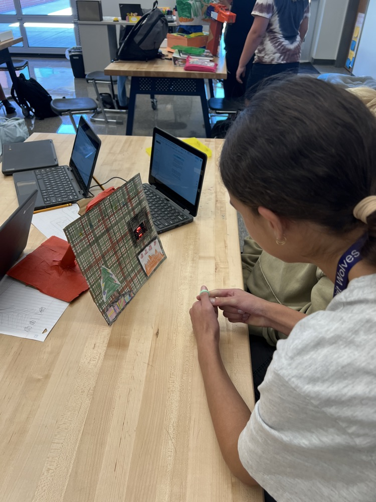 students in PLTW class