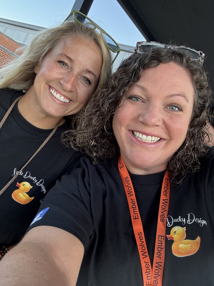 teachers in shirts from the community