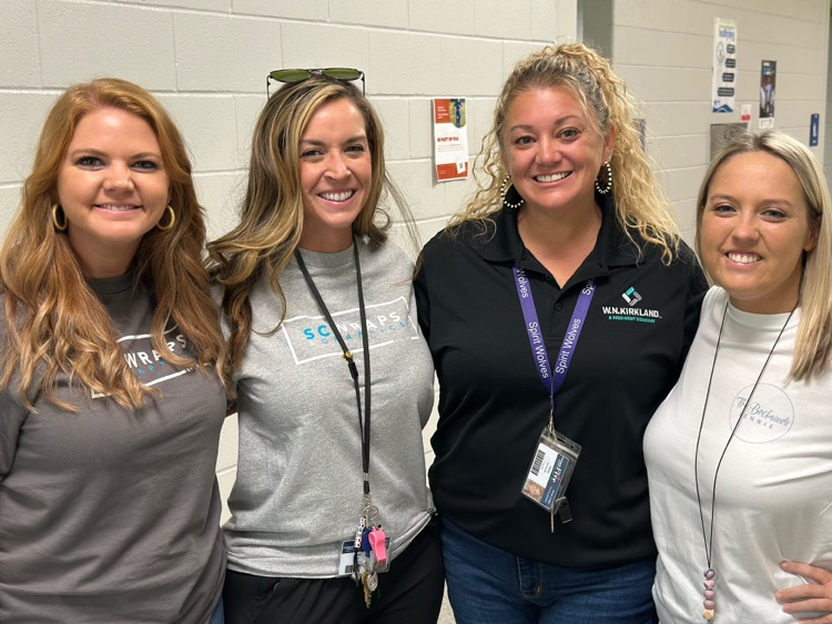 teachers in shirts from the community