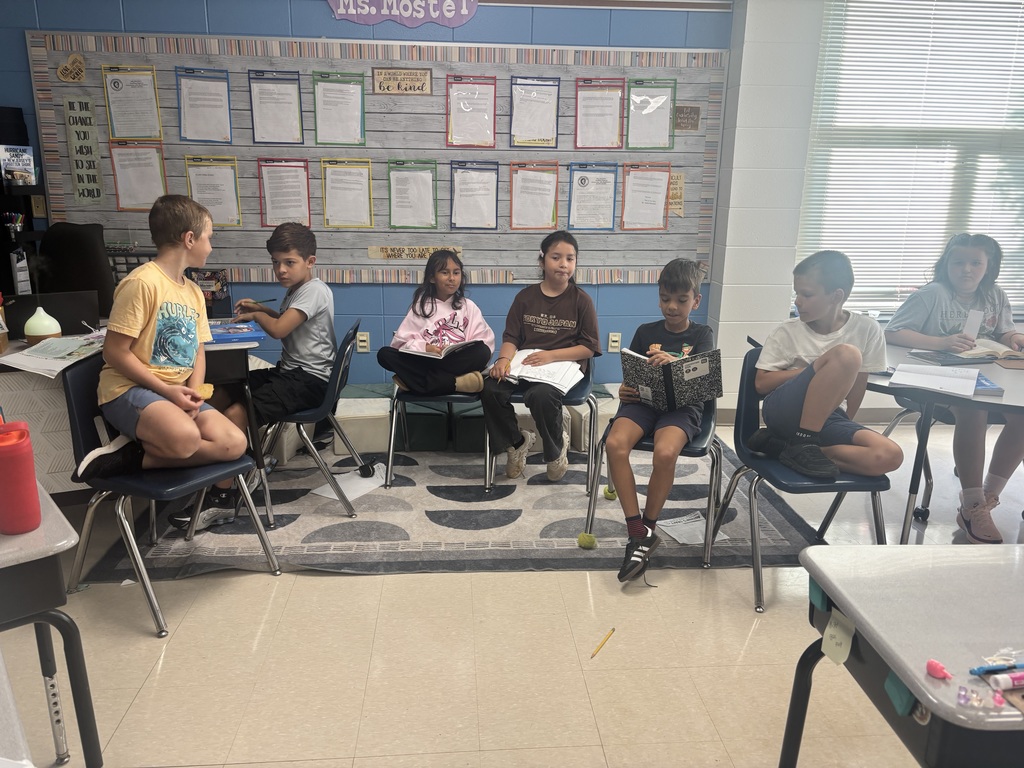Socratic Seminar in Ms. Mostel's class!