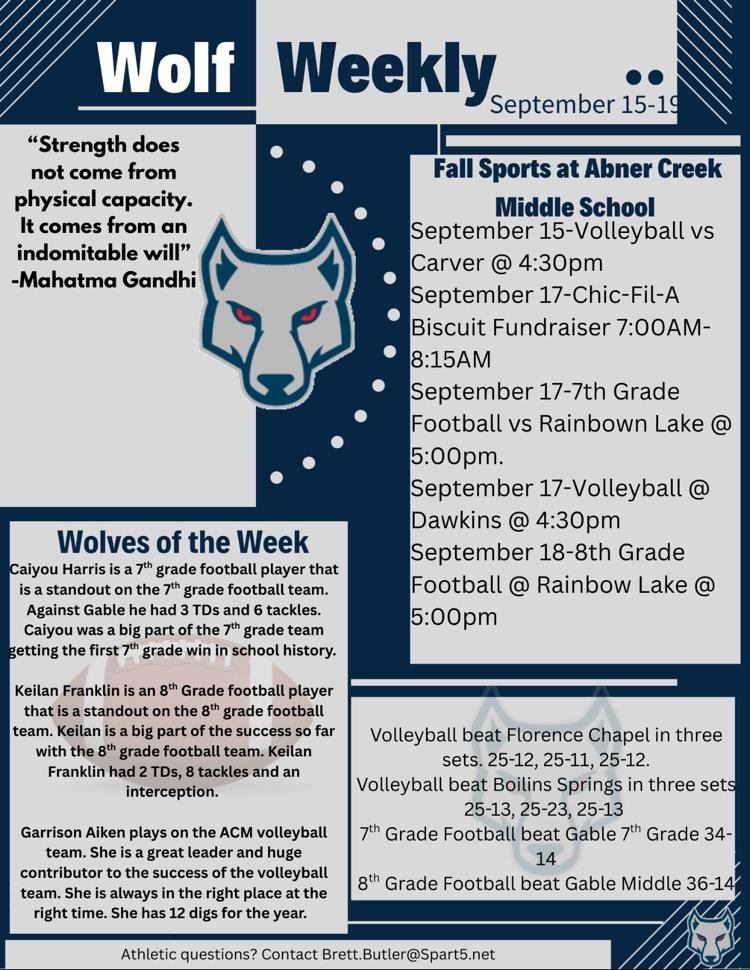 Athletics newsletter