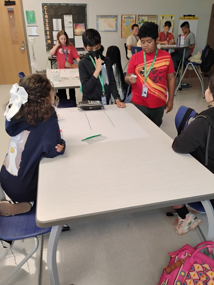 kids working in groups 