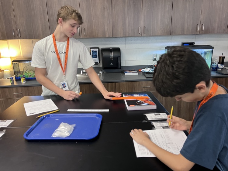 kids in science class 