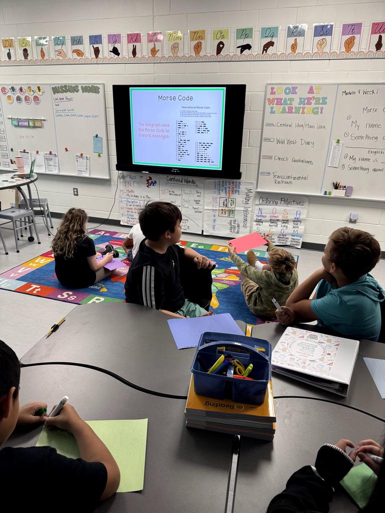 Benson's class- morse code