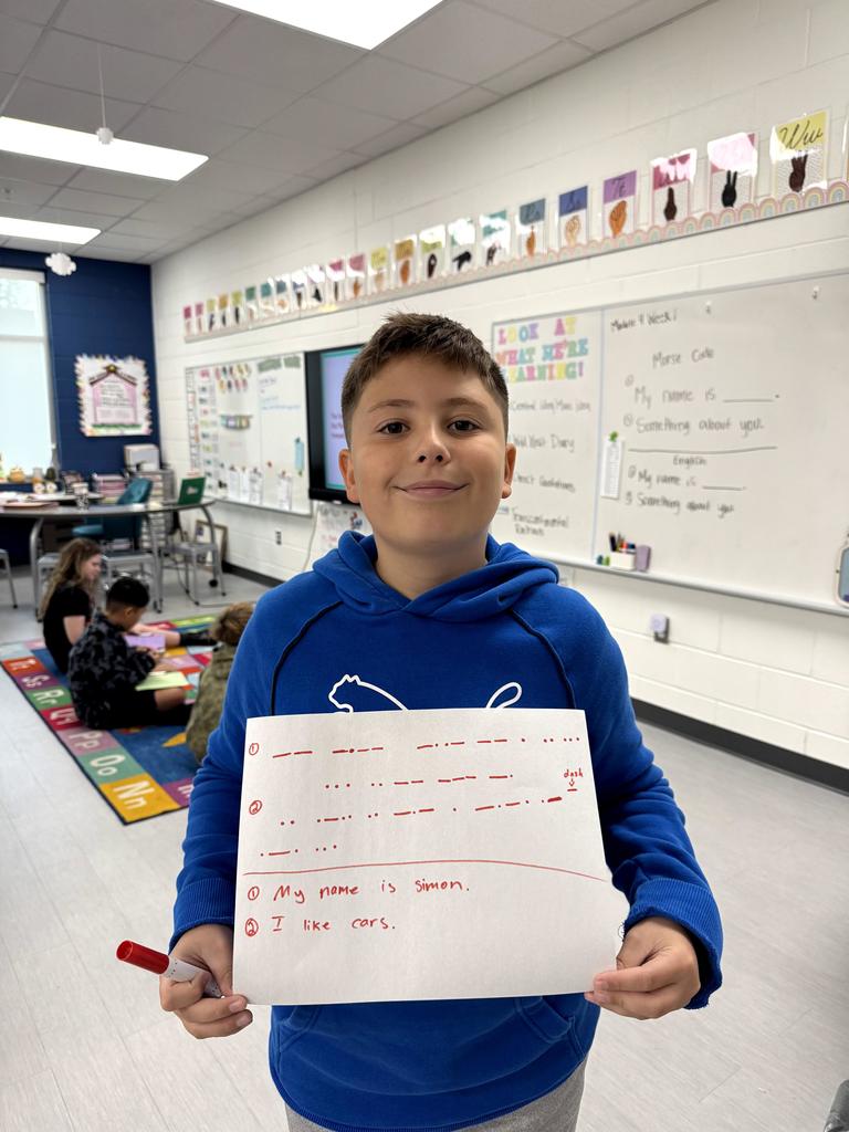 Benson's class- morse code