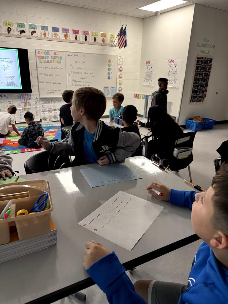 Benson's class- morse code