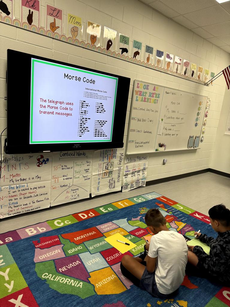 Benson's class- morse code