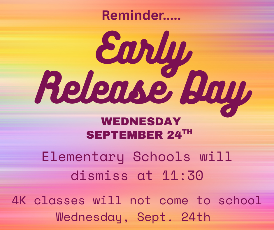 Early Release Day